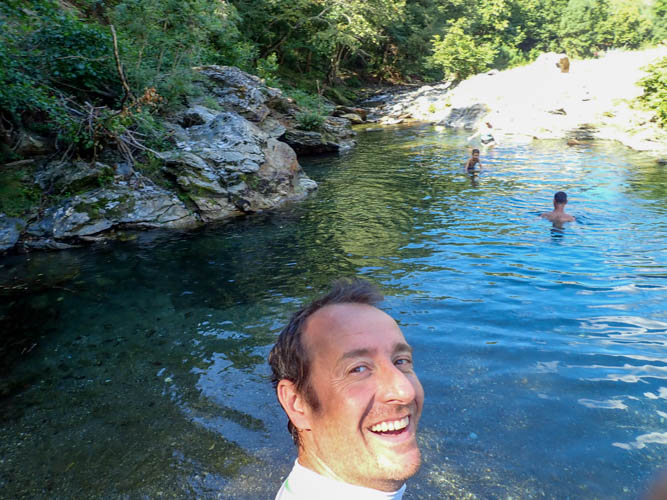Randonnee-aquatique-26082021-P8263596 - - Vacanciers en randonnée aquatique dans les Cévennes