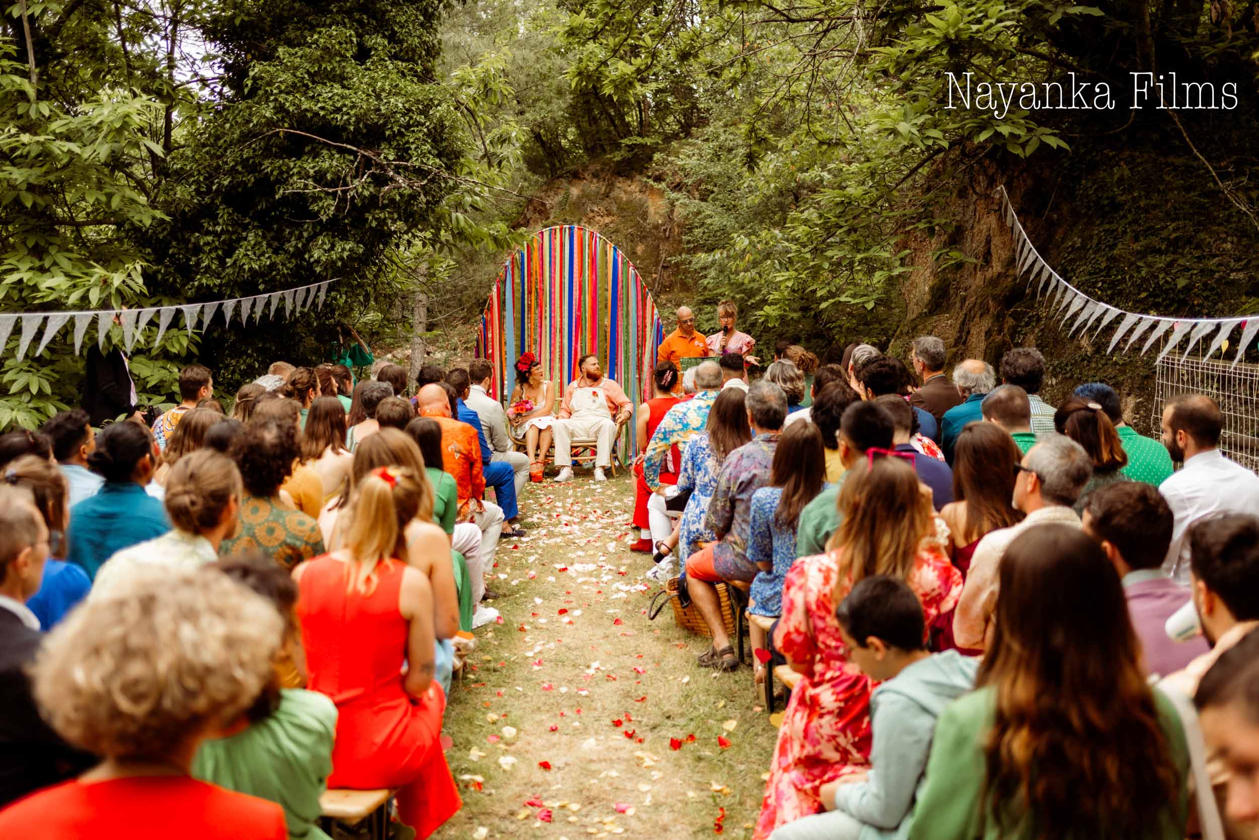 Mariage-Justine&_Noé-NayankaFilms-393-Modifier Clairière cérémonie laïque au domaine de Ravel